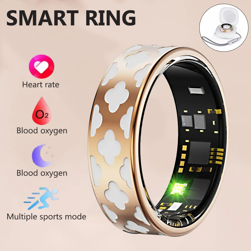 Smart Ring Men Women Heart Rate Blood Oxygen Sleep Health Monitor Sport Fitness Tracker Smartring Waterproof For Android IOS
Smart Ring Men Women Heart Rate Blood Oxygen Sleep Health Monitor Sport Fitness Tracker Smartring Waterproof For Android IOS