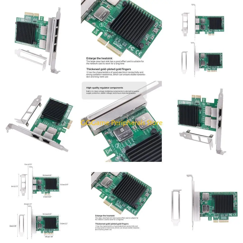 U55B PCIE 4X Gigabit Server Networking Card 2/4 Port Ethernet Networking Card Gigabit
U55B PCIE 4X Gigabit Server Networking Card 2/4 Port Ethernet Networking Card Gigabit