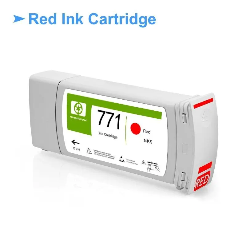 775ML Ink For HP771 Compatible Ink Cartridge For HP DesignJet Z6200 Z6600 Z6800 Printer With Pigment Ink For Digital Printing
775ML Ink For HP771 Compatible Ink Cartridge For HP DesignJet Z6200 Z6600 Z6800 Printer With Pigment Ink For Digital Printing