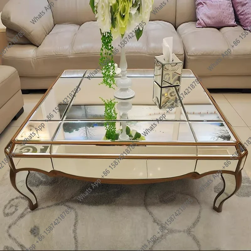 Зеркальный журнальный столик X: Модный, простой, зеркальная мебель, европейский неоклассический, золотой, дизайнерский, легкий люкс
Зеркальный журнальный столик X: Модный, простой, зеркальная мебель, европейский неоклассический, золотой, дизайнерский, легкий люкс