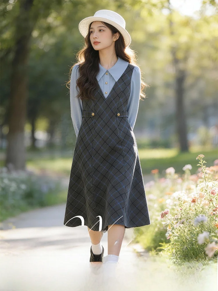 plus Size Collar Dr Ele Plaid Long Winter Dr High Waist A-Line Skirt Polyester Fiber Long Sve Ladies Dr
plus Size Collar Dr Ele Plaid Long Winter Dr High Waist A-Line Skirt Polyester Fiber Long Sve Ladies Dr