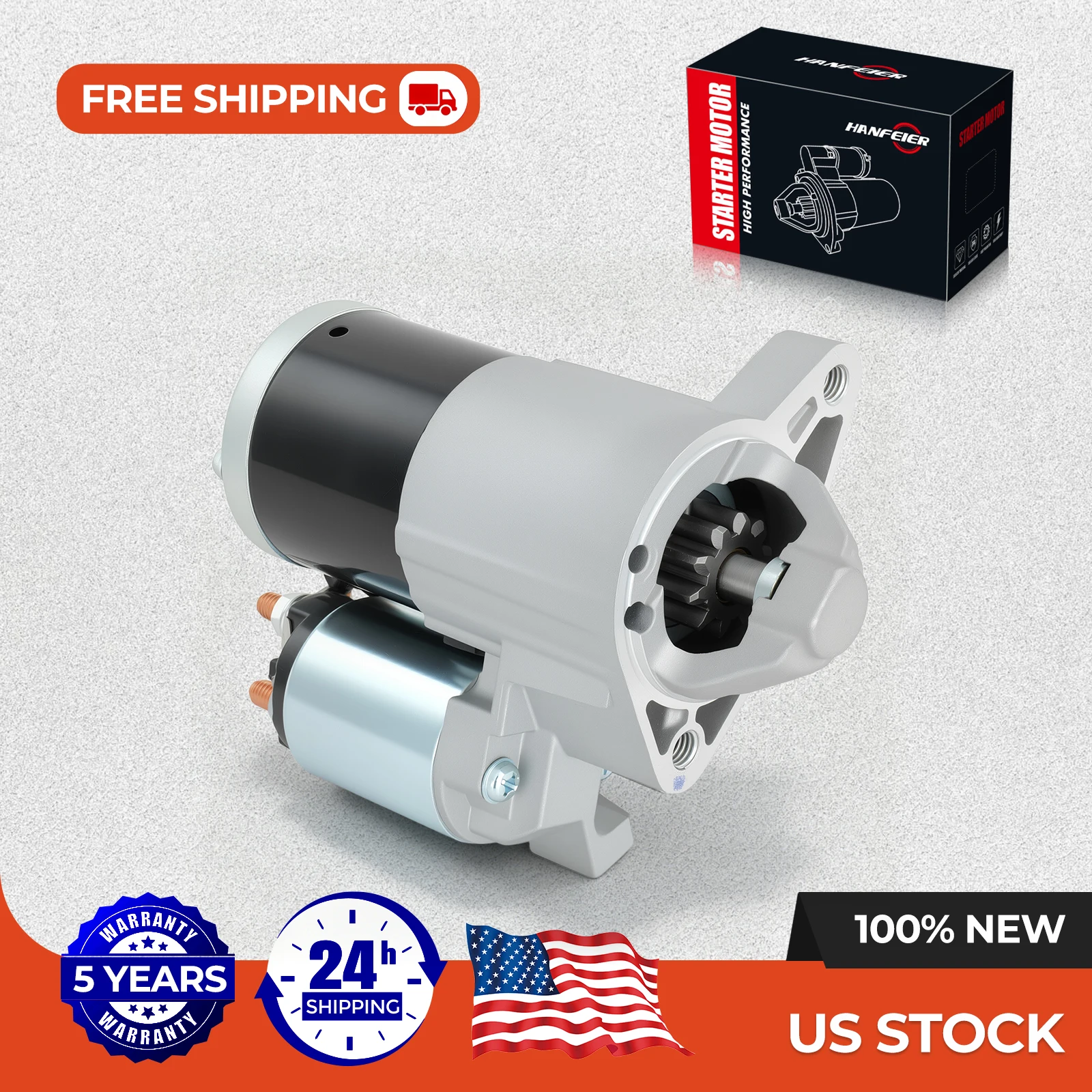 Starter For 2006 2007 2008 2009 2010 Jeep Grand Cherokee 3.7L 410-48133 17939
Starter For 2006 2007 2008 2009 2010 Jeep Grand Cherokee 3.7L 410-48133 17939
