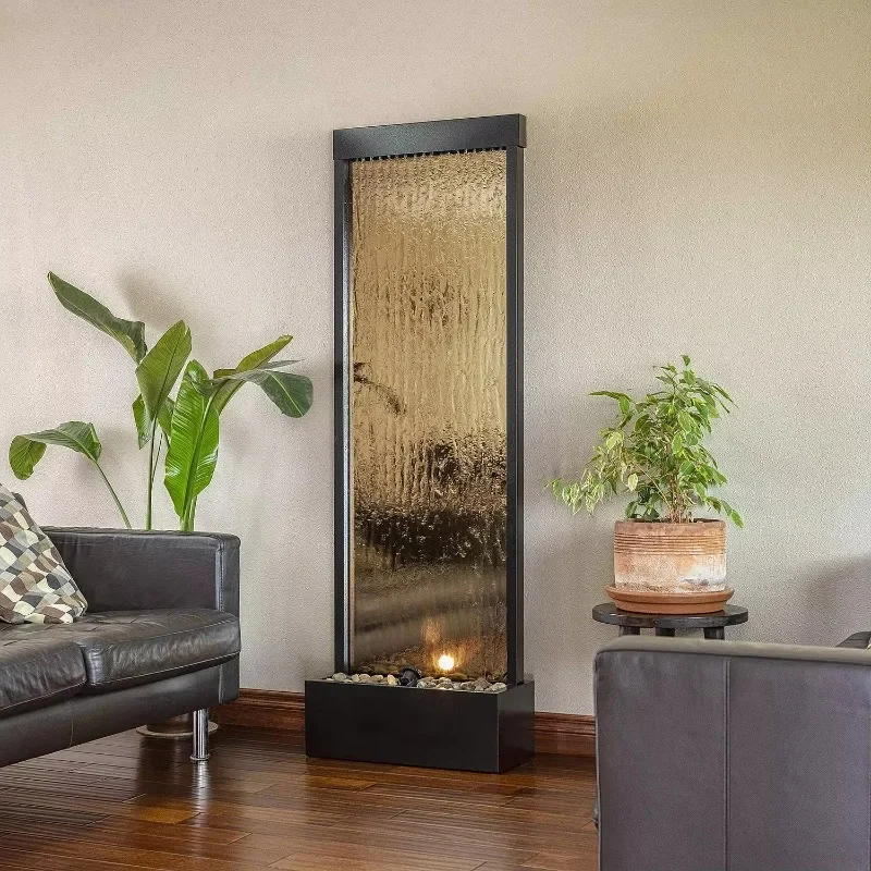 Floor ground rain curtain water feature wall mirrors with waterfall fountains customized
Floor ground rain curtain water feature wall mirrors with waterfall fountains customized