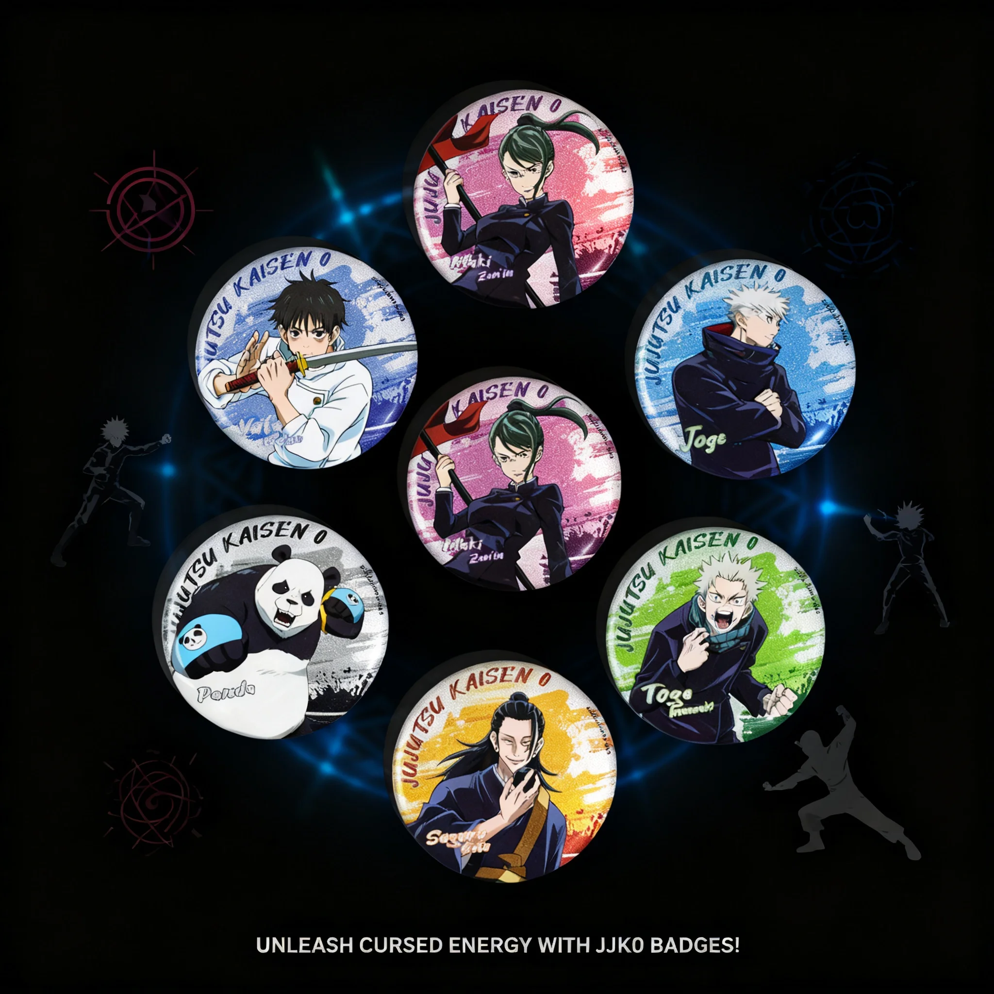 Jujutsu Kaisen 0 Official Glitter Craft Badge Pin Gojo Yuta Otokoto Boaomon Genuine Anime Accessories
Jujutsu Kaisen 0 Official Glitter Craft Badge Pin Gojo Yuta Otokoto Boaomon Genuine Anime Accessories