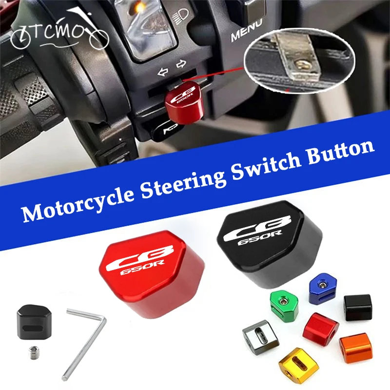 For HONDA NEO SPORT CAFR CB650R CB6500-R 2019-2026 CNC Aluminum Motorcycle Switch Button Turn Signal Switch Key Cap
For HONDA NEO SPORT CAFR CB650R CB6500-R 2019-2026 CNC Aluminum Motorcycle Switch Button Turn Signal Switch Key Cap