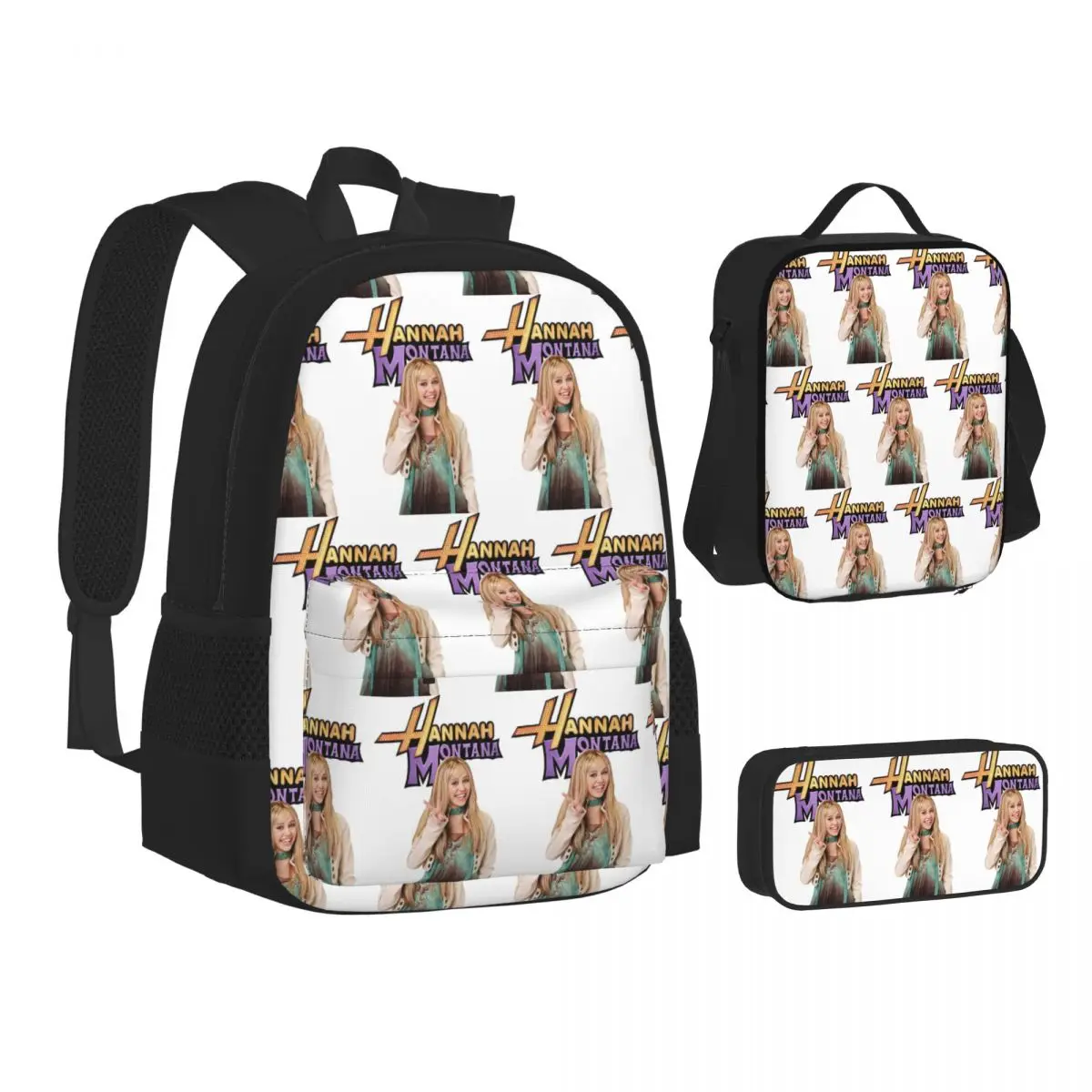 Hannah Montana Rock Star Backpacks Students Bookbag School Bags Children Rucksack Lunch Bag Pen Bag Three-Piece Set
Hannah Montana Rock Star Backpacks Students Bookbag School Bags Children Rucksack Lunch Bag Pen Bag Three-Piece Set