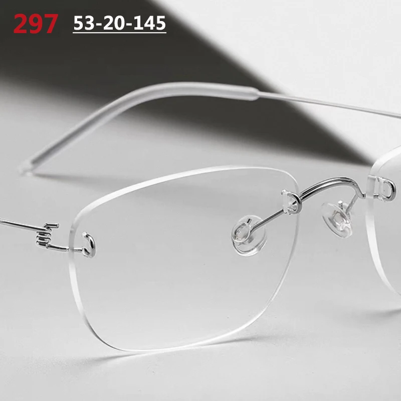 Fashion Women Square Rimless Eyeglasses Titanium Ultralight Thin Rim Frameless Glasses Lady Small Face Eyewear Makeup Spectacles
Fashion Women Square Rimless Eyeglasses Titanium Ultralight Thin Rim Frameless Glasses Lady Small Face Eyewear Makeup Spectacles