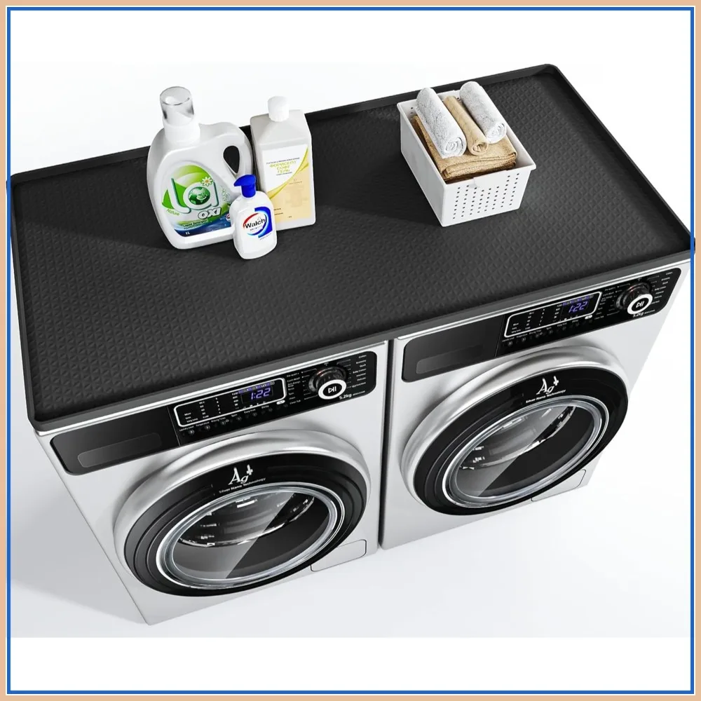 Large Washer Dryer Top Mat, 54x27.5in Non-Slip Silicone Protector, Waterproof Cover for Laundry Room
Large Washer Dryer Top Mat, 54x27.5in Non-Slip Silicone Protector, Waterproof Cover for Laundry Room