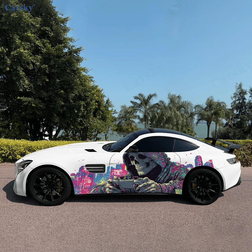 Cape Skull Game Console Car Vinyl Wraps Decal Self-adhesive PVC Sticker Suitable for Trucks SUV Decoration Auto Accessories Gift
Cape Skull Game Console Car Vinyl Wraps Decal Self-adhesive PVC Sticker Suitable for Trucks SUV Decoration Auto Accessories Gift