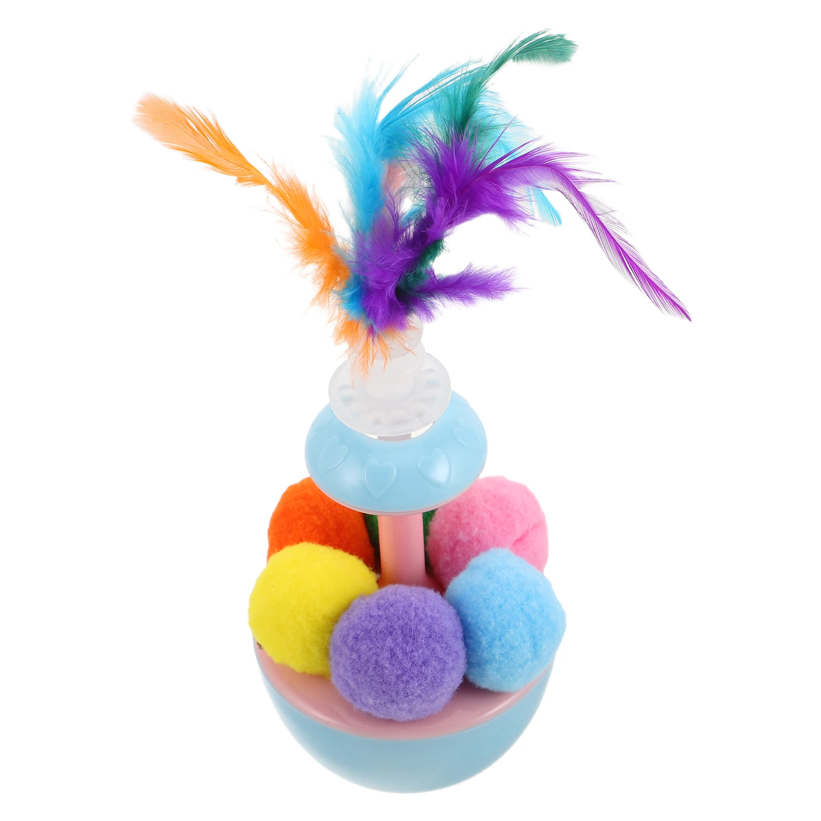Cat Toy Kitten Toys Indoor Puff Balls Tumbler Teasing Interactive Teaser Self Playing Catnip Plumage Design Hunting Instincts
Cat Toy Kitten Toys Indoor Puff Balls Tumbler Teasing Interactive Teaser Self Playing Catnip Plumage Design Hunting Instincts