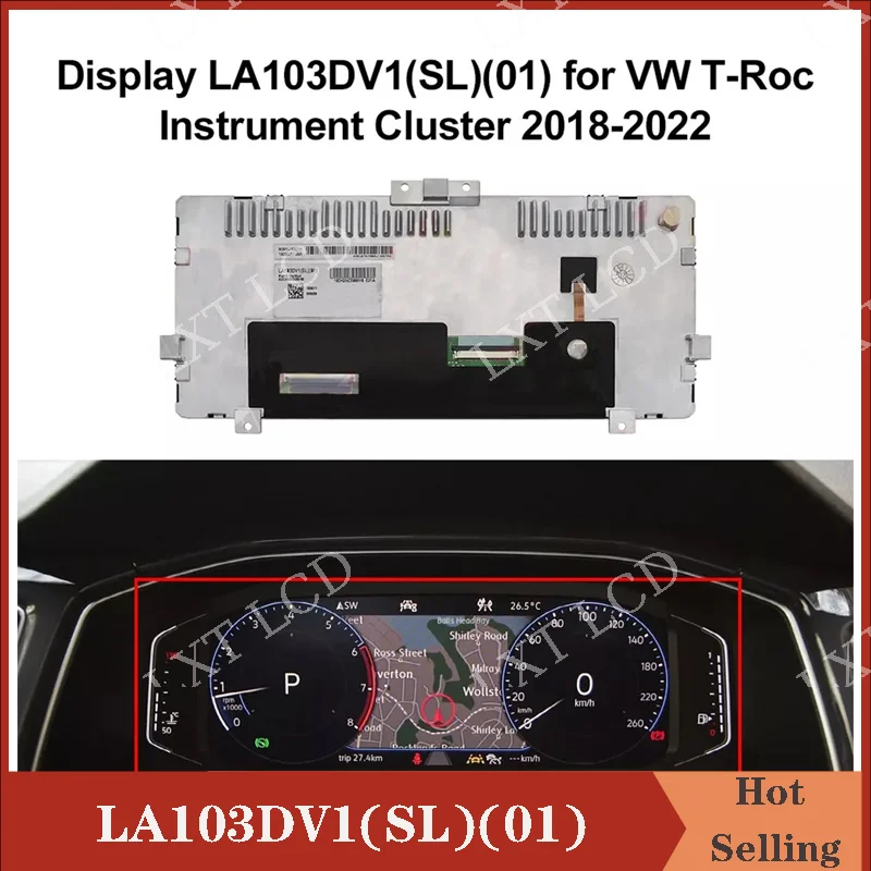 LA103DV1(SL)(01) Original 10.3 inch LA103DV1-SL01 LCD Display Screen Panel For VW T-Roc and Skoda Kodiaq Instrument Cluster
LA103DV1(SL)(01) Original 10.3 inch LA103DV1-SL01 LCD Display Screen Panel For VW T-Roc and Skoda Kodiaq Instrument Cluster