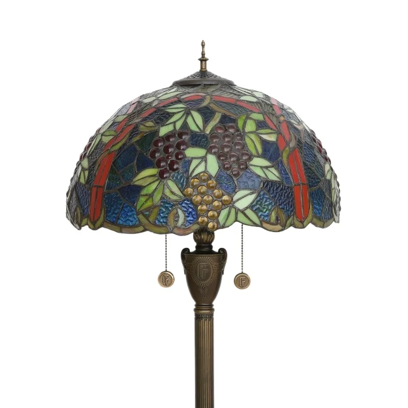 43Cm grape fruit European art stained glass living room dining room bedroom floor lamp
43Cm grape fruit European art stained glass living room dining room bedroom floor lamp