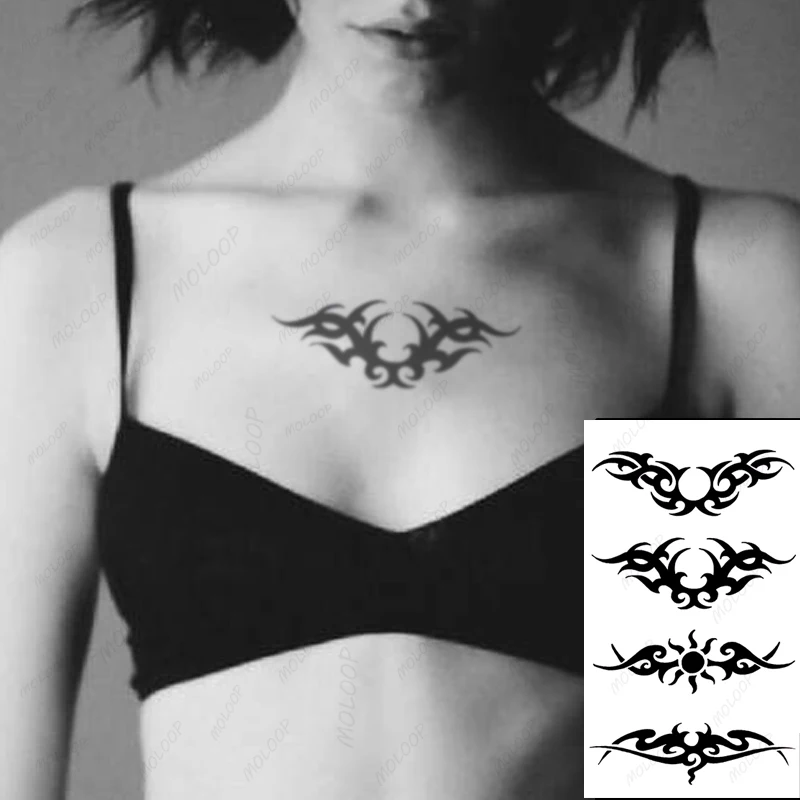 Tattoo Sticker Sun Small Black Totem Line Element Waterproof Temporary Makeup Art Fake Flash Tattoo for Man Woman Kids
Tattoo Sticker Sun Small Black Totem Line Element Waterproof Temporary Makeup Art Fake Flash Tattoo for Man Woman Kids
