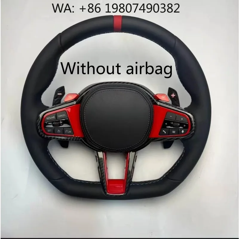 Custom LED Real Leather Carbon Fiber Steering Wheel New Modified Interior Trim Fit G20 G38 G22 G12 Vehicle Series
Custom LED Real Leather Carbon Fiber Steering Wheel New Modified Interior Trim Fit G20 G38 G22 G12 Vehicle Series