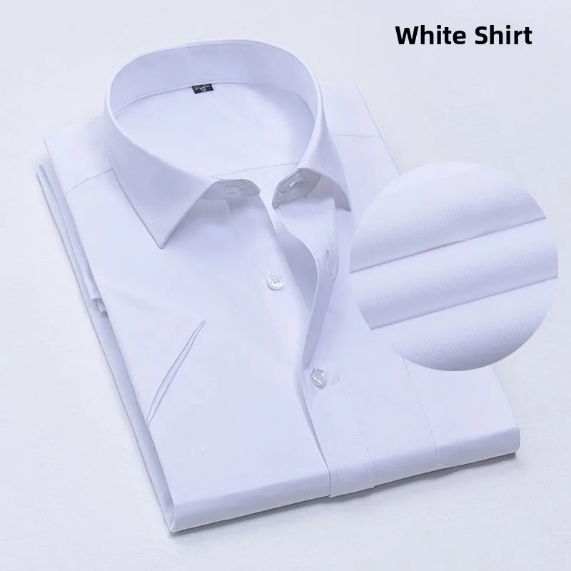 Men's Casual ort Sve irt Thin Busin Cotton Polyester Blend Summer Wear Ironl Workwear Stand Fit Button Detail
Men's Casual ort Sve irt Thin Busin Cotton Polyester Blend Summer Wear Ironl Workwear Stand Fit Button Detail