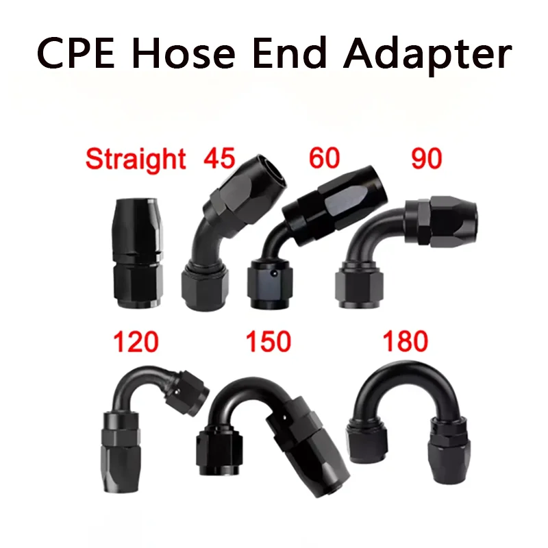 Rotating Hose End Fittings Oil Fuel Adapter Kit 0-180 Degrees AN4 AN6 AN8 AN10 AN12 AN16 AN20 - Pipe Oil Fuel Hose Connector
Rotating Hose End Fittings Oil Fuel Adapter Kit 0-180 Degrees AN4 AN6 AN8 AN10 AN12 AN16 AN20 - Pipe Oil Fuel Hose Connector