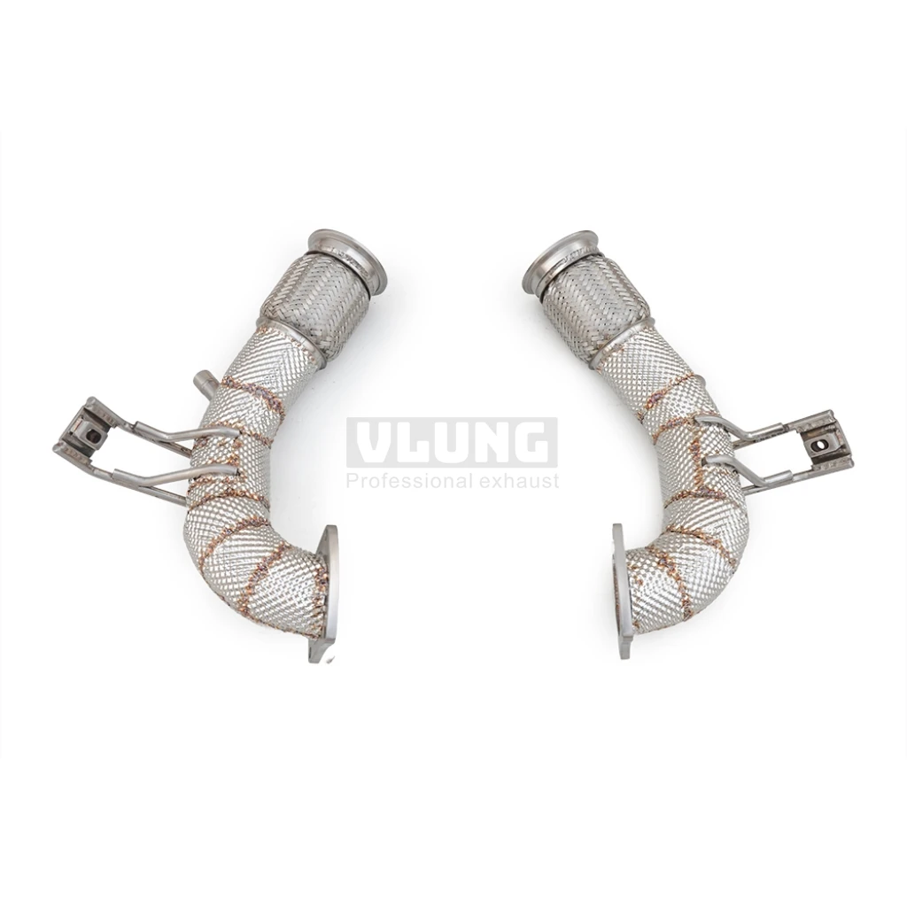 Stainless Steel Front Pipe with Insulation for Audi R8 5.2 2019-2026 High Performance Exhaust Pipe
Stainless Steel Front Pipe with Insulation for Audi R8 5.2 2019-2026 High Performance Exhaust Pipe