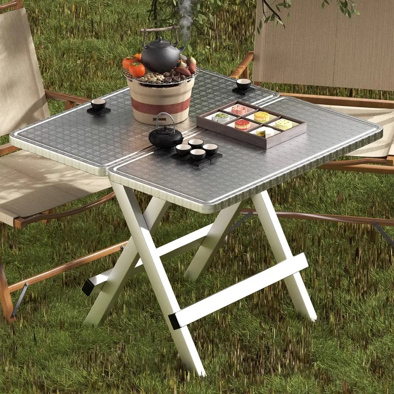 304 Stainless Steel Folding Table Portable Square Dining Desk Camping Barbecue Essential Heavy Duty Indoor & Outdoor Furniture
304 Stainless Steel Folding Table Portable Square Dining Desk Camping Barbecue Essential Heavy Duty Indoor & Outdoor Furniture