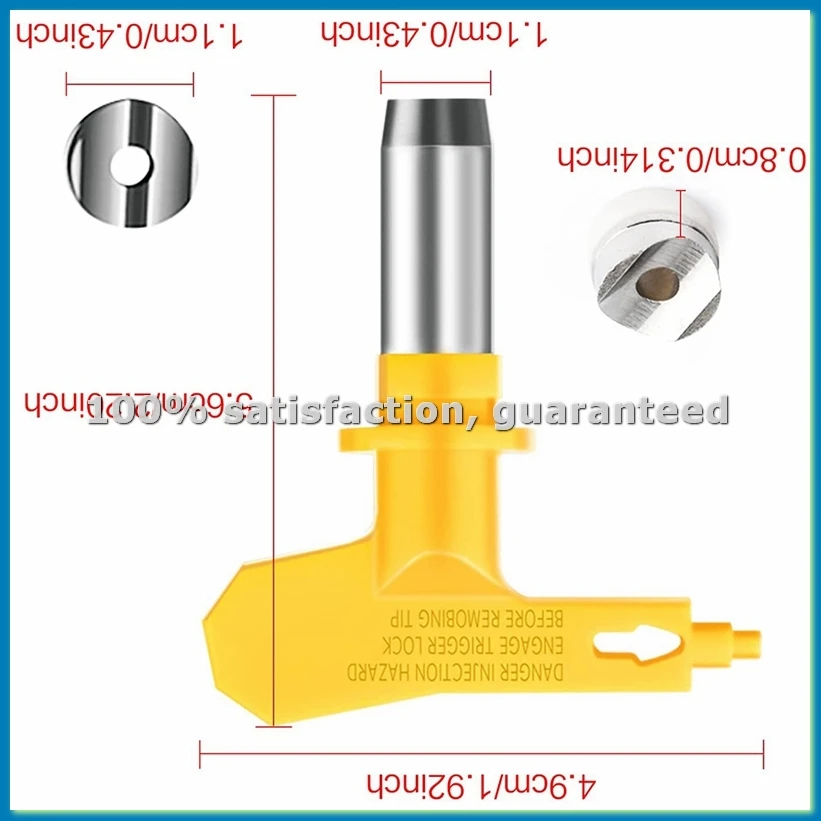 Набор из 5 реверсивных безвоздушных распылительных насадок для краскопульта (211, 313, 415, 517, 619)-ABLL
Набор из 5 реверсивных безвоздушных распылительных насадок для краскопульта (211, 313, 415, 517, 619)-ABLL