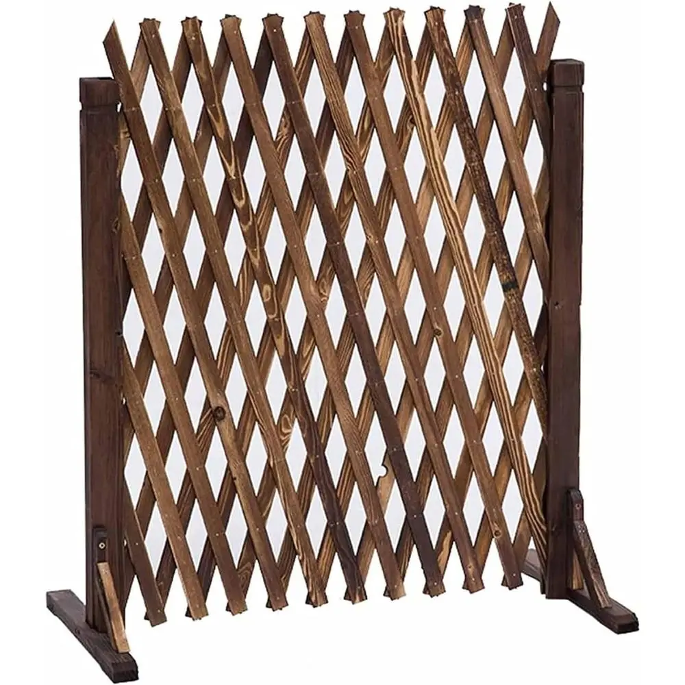 Expandable Wooden Garden Fence for Pets, Outdoor Trellis, Decorative Panel for Climbing Plants (150cm H x 210cm L)
Expandable Wooden Garden Fence for Pets, Outdoor Trellis, Decorative Panel for Climbing Plants (150cm H x 210cm L)