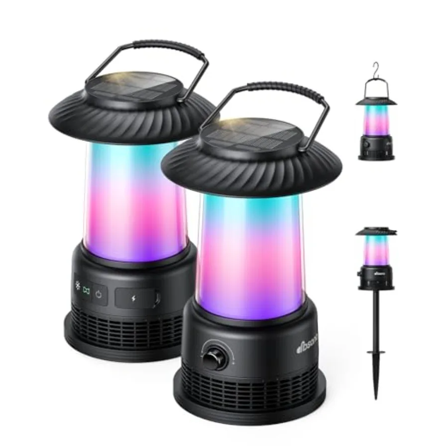 Outdoor Solar Bluetooth Speakers Waterproof IPX7, 2-Pack Patio Lanterns with LED Lights, 30W TWS Stereo Sound, 100-Speaker Wire
Outdoor Solar Bluetooth Speakers Waterproof IPX7, 2-Pack Patio Lanterns with LED Lights, 30W TWS Stereo Sound, 100-Speaker Wire