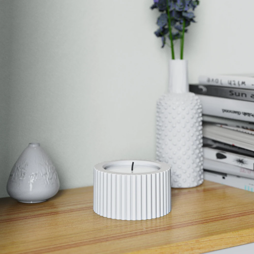 Concrete Candle Holder Silicone mold Striped Cement Aromatherapy Plaster Candle Cup Molds
Concrete Candle Holder Silicone mold Striped Cement Aromatherapy Plaster Candle Cup Molds