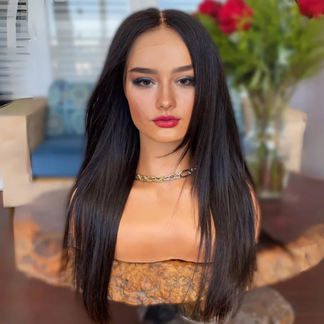 Мягкий черный парик из натуральных еврейских волос, прямой, без клея, с шелковой основой 5x5, с HD-кружевом, европейские волосы, с baby hair, предварительно выщипанный
Мягкий черный парик из натуральных еврейских волос, прямой, без клея, с шелковой основой 5x5, с HD-кружевом, европейские волосы, с baby hair, предварительно выщипанный