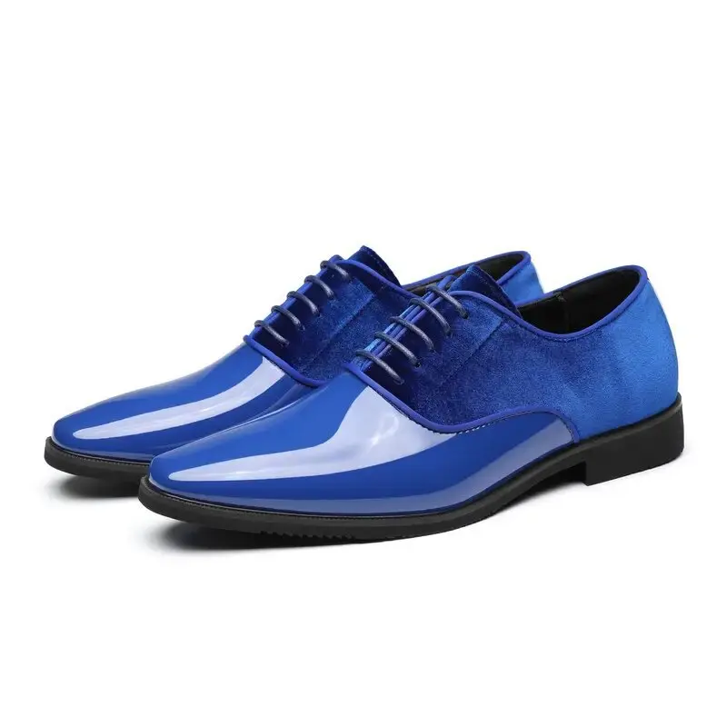 Fashion New Men's Pointed Mixed Color Patchwork Lace Up Leather Shoes Male Business Casual Formal Dress Footwear Zapatos Hombre
Fashion New Men's Pointed Mixed Color Patchwork Lace Up Leather Shoes Male Business Casual Formal Dress Footwear Zapatos Hombre