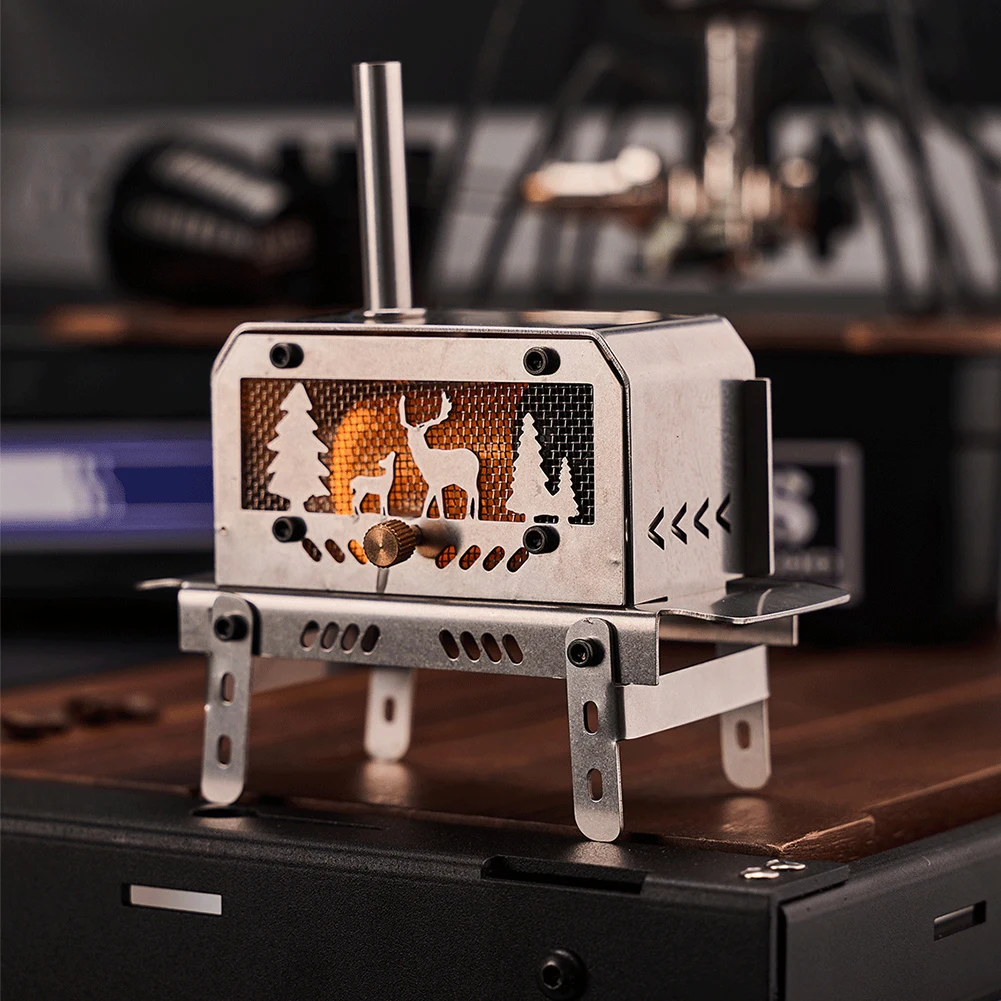 Mini Tent Stove with Chimney Outdoor Firewood Stove Stainless Steel Camping Wood Stove for Backpacking Fishing
Mini Tent Stove with Chimney Outdoor Firewood Stove Stainless Steel Camping Wood Stove for Backpacking Fishing