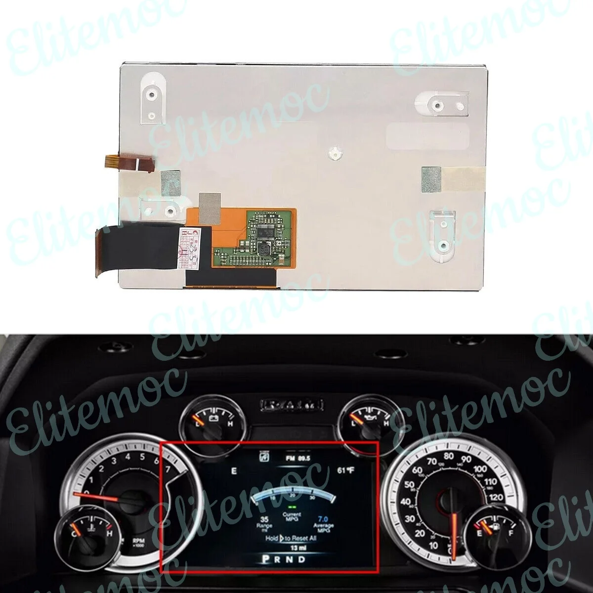7" Display for Dodge Ram (GAS) 1500 2500HD 3500HD 4500HD 5500HD DJ070NA02B 2013 2014 2015 2016 2017 2018
7" Display for Dodge Ram (GAS) 1500 2500HD 3500HD 4500HD 5500HD DJ070NA02B 2013 2014 2015 2016 2017 2018