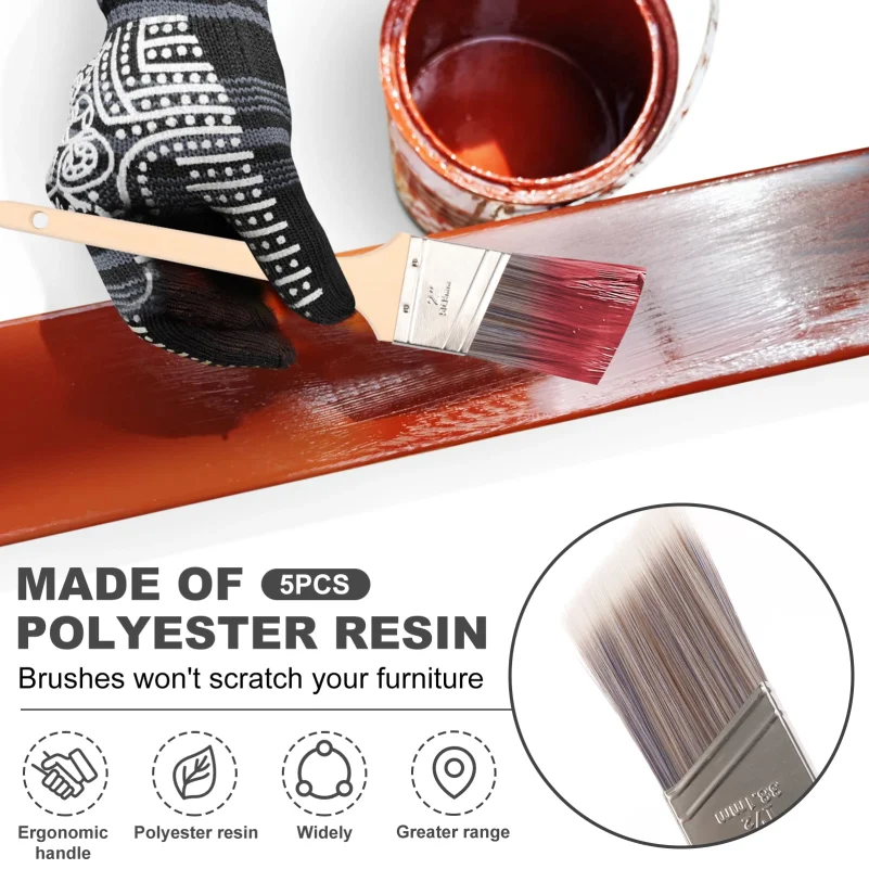 Wood Angled Sash Paint Brush Set Verstaile Wood Handle Paint Brushes Set Easy to Use Short Cut Angle Sash Tool for Painter
Wood Angled Sash Paint Brush Set Verstaile Wood Handle Paint Brushes Set Easy to Use Short Cut Angle Sash Tool for Painter