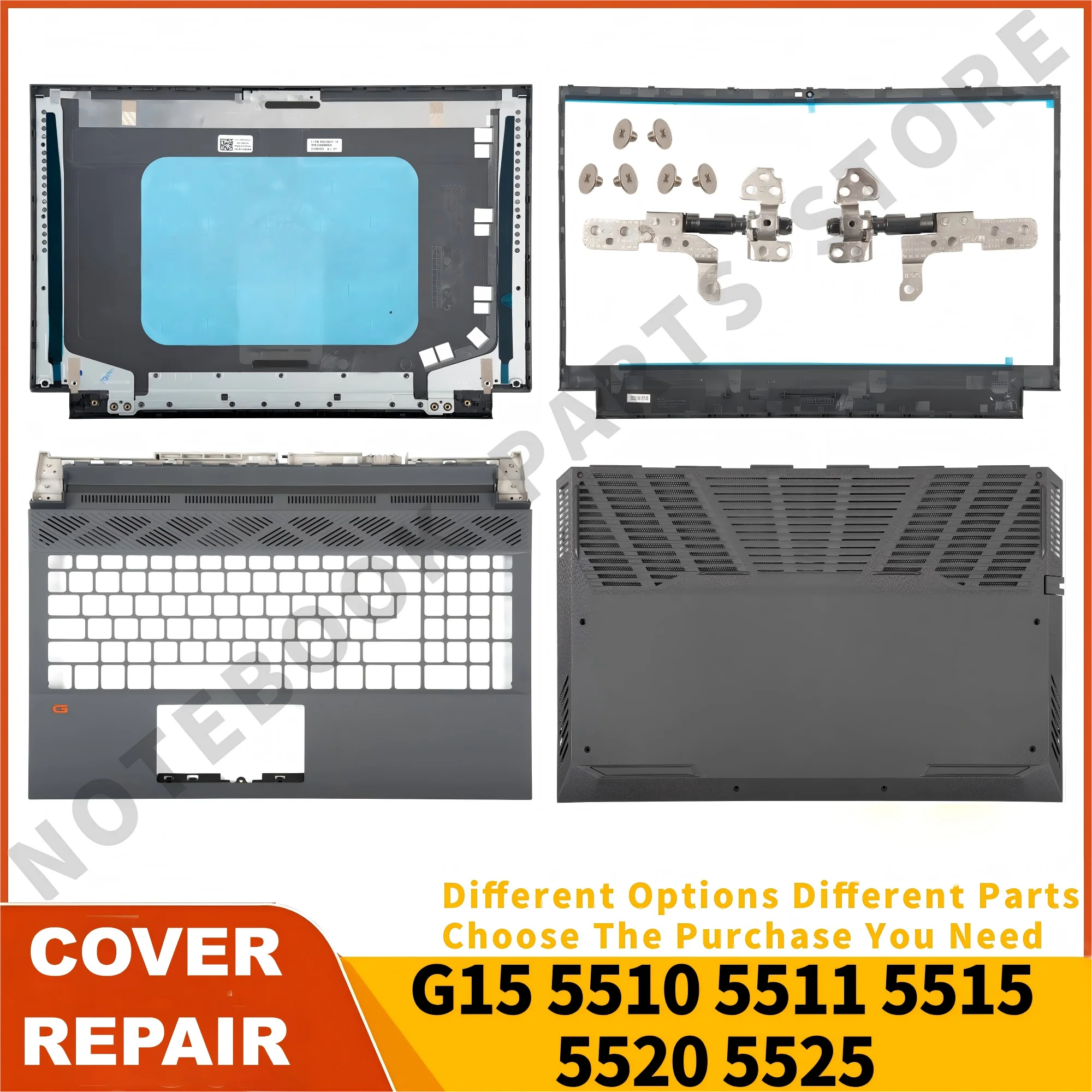 NEW Parts For G15 5510 5511 5515 5520 5525 P105F Back Cover Front Bezel Palmrest Bottom Case Hinges 03WXNM/0487W2 Replace
NEW Parts For G15 5510 5511 5515 5520 5525 P105F Back Cover Front Bezel Palmrest Bottom Case Hinges 03WXNM/0487W2 Replace