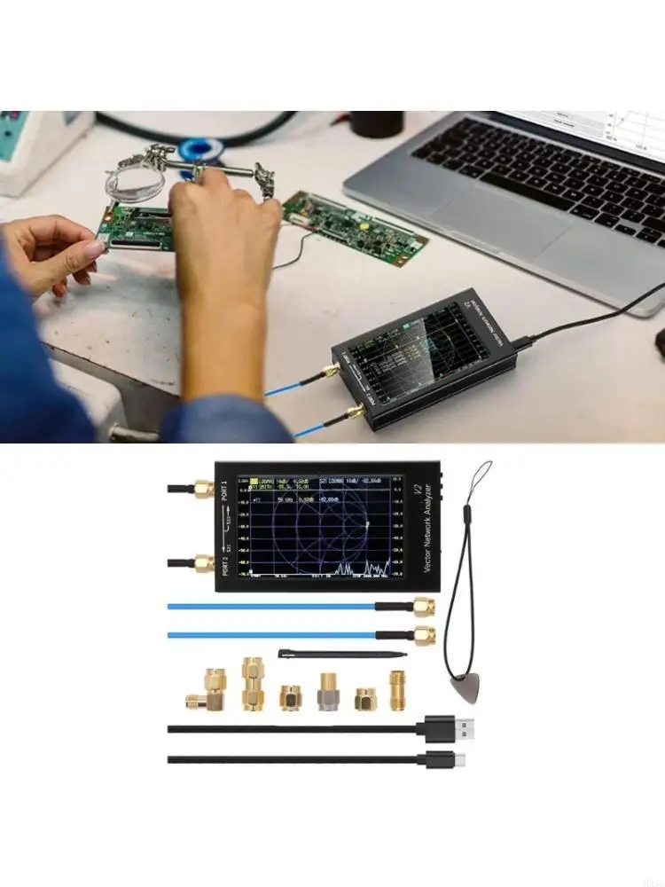Portable Analyzing 50kHz-3GHz With Large 4.3inch Screen VHF UHF VNA SWR HX5E
Portable Analyzing 50kHz-3GHz With Large 4.3inch Screen VHF UHF VNA SWR HX5E