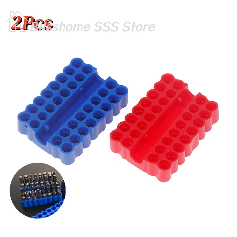 【S】2Pcs Bit Holder 32 Holes Bit Hex Shank Organiser Screwdriver Bit Holder Drill For Storage For 6.35MM Shank Storage Box
【S】2Pcs Bit Holder 32 Holes Bit Hex Shank Organiser Screwdriver Bit Holder Drill For Storage For 6.35MM Shank Storage Box