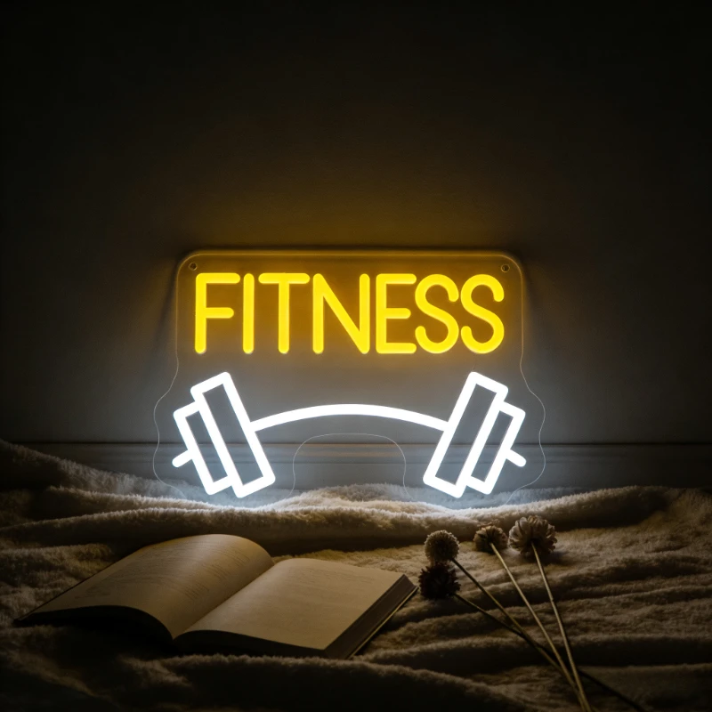 Fitness Dumbbell Neon Sign LED USB Dimmable Wall Art Decor for Home Bedroom Exercise Room Aesthetic Atmosphere Lighting Gift
Fitness Dumbbell Neon Sign LED USB Dimmable Wall Art Decor for Home Bedroom Exercise Room Aesthetic Atmosphere Lighting Gift