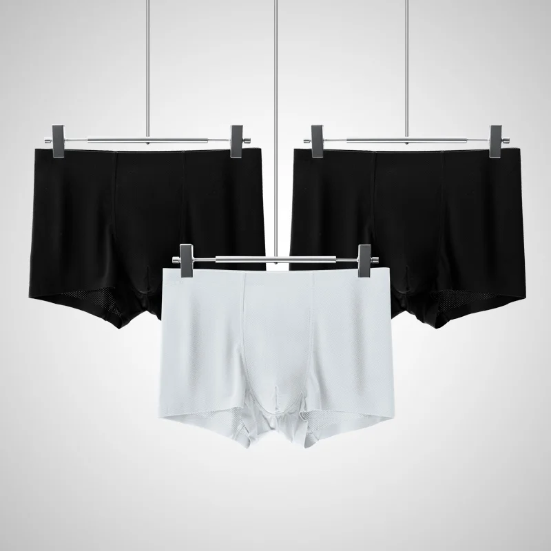 3PCS Summer breathable upgraded graphene antibacterial flat pants, ice thread seamless thin four-corner pants, one-piece sty
3PCS Summer breathable upgraded graphene antibacterial flat pants, ice thread seamless thin four-corner pants, one-piece sty