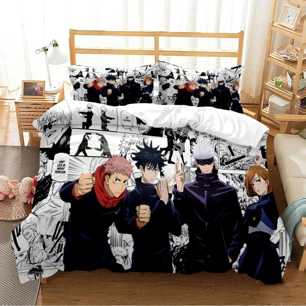 Carton Anime Jujutsu Kaisen 4 Season Duvet Cover Comforter Bedding set Soft Quilt Cover and Pillowcases SingleDoubleQueenKing
Carton Anime Jujutsu Kaisen 4 Season Duvet Cover Comforter Bedding set Soft Quilt Cover and Pillowcases SingleDoubleQueenKing