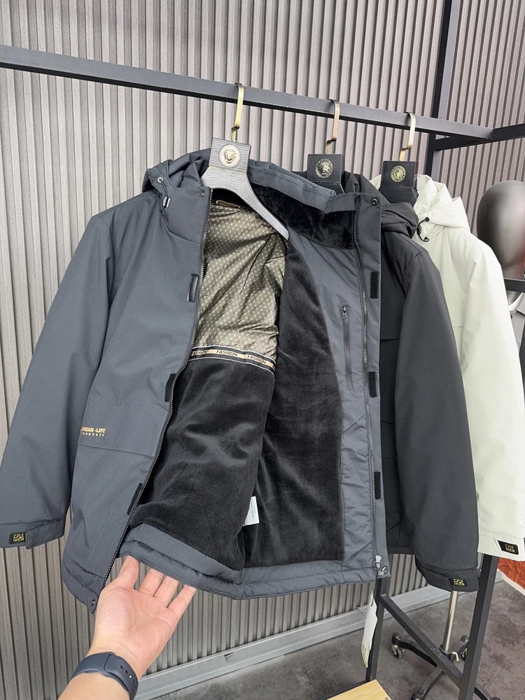 Thiened aphene Fce Lined Hooded Cotton Jaet Men's Casual Warm Autumn Winter Coat Pampa& Brand Stand Fit Faio...
Thiened aphene Fce Lined Hooded Cotton Jaet Men's Casual Warm Autumn Winter Coat Pampa& Brand Stand Fit Faio...