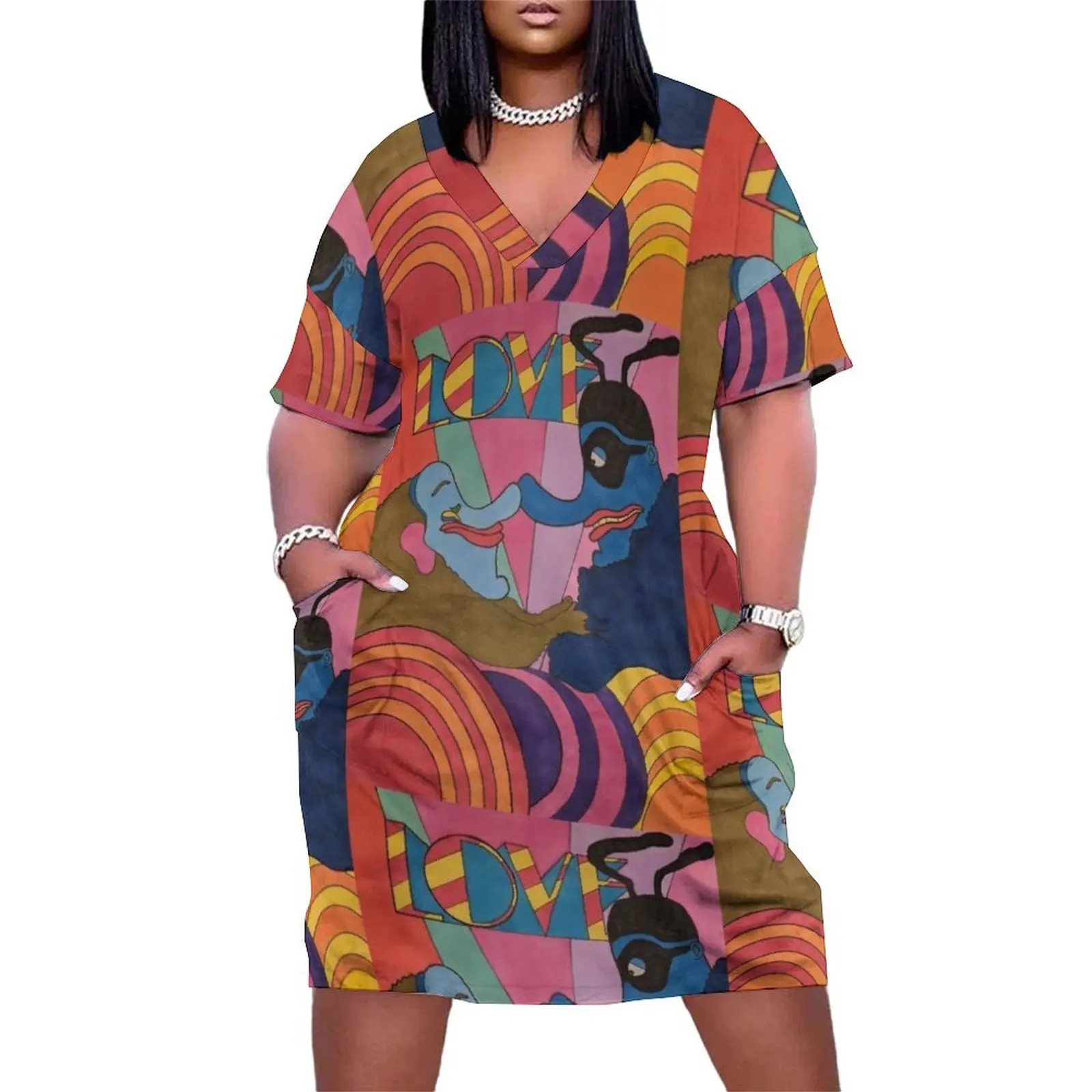 Love is all you need Loose Pocket Dress summer clothes for women Women long dress Women's summer dresses
Love is all you need Loose Pocket Dress summer clothes for women Women long dress Women's summer dresses