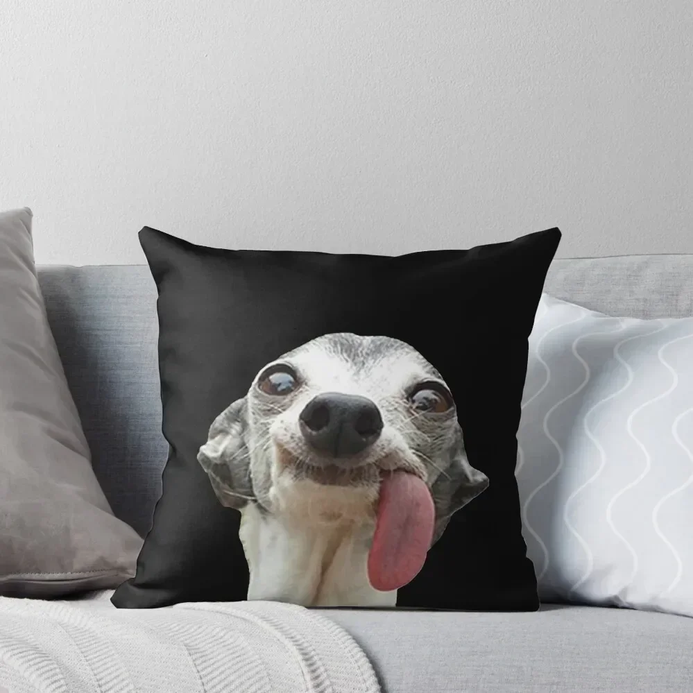 Dog Stickers: Doggie sticking its tongue out Throw Pillow Pillows Aesthetic Cushions pillow
Dog Stickers: Doggie sticking its tongue out Throw Pillow Pillows Aesthetic Cushions pillow