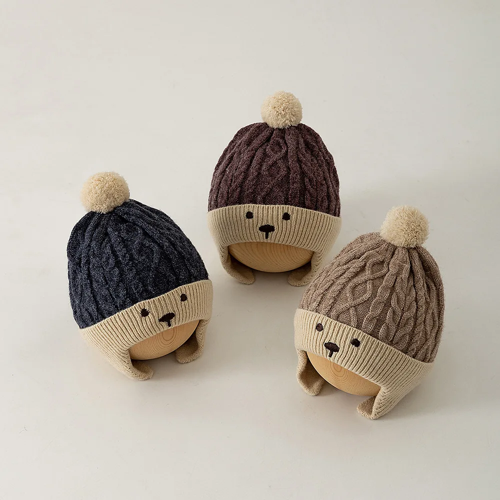 2025 Cute Cartoon Beanie Baby Winter Warm Knitted Hat 6-24month Newborn Ear Protection Pullover Cap Children Bonnet
2025 Cute Cartoon Beanie Baby Winter Warm Knitted Hat 6-24month Newborn Ear Protection Pullover Cap Children Bonnet