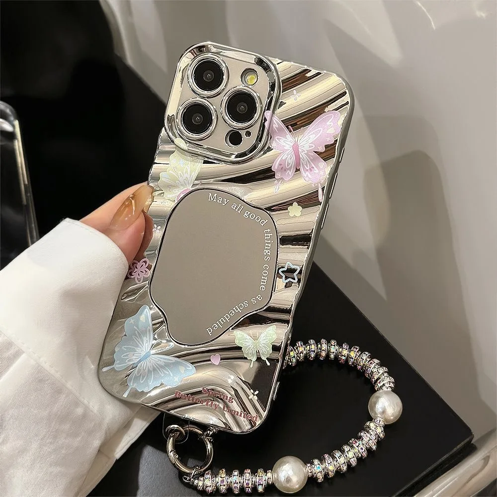 Luxury Butterfly Painted Phone Case For iPhone 13 11 14 16 15 Pro Max 12 14promax 15promax Make UP Mirror Shockproof Cover Funda
Luxury Butterfly Painted Phone Case For iPhone 13 11 14 16 15 Pro Max 12 14promax 15promax Make UP Mirror Shockproof Cover Funda
