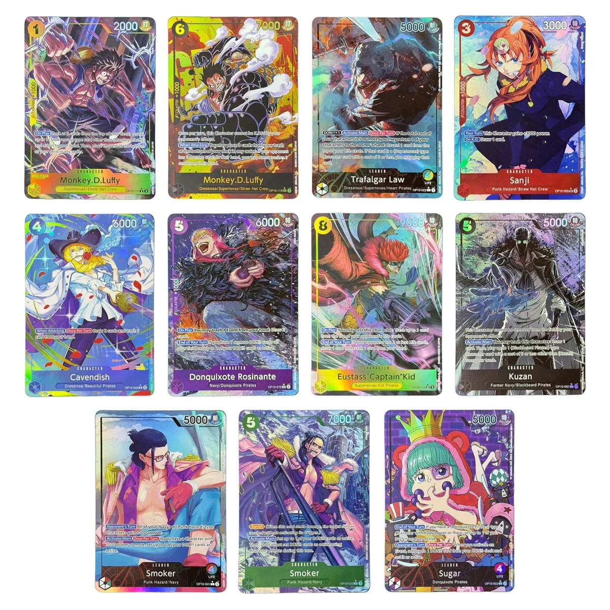 One Piece Proxy Card 2025 Parallel Alt Art Cards Monkey D Luffy Trafalgar Collectible Trading Card Anime TCG Singles Toys Gift
One Piece Proxy Card 2025 Parallel Alt Art Cards Monkey D Luffy Trafalgar Collectible Trading Card Anime TCG Singles Toys Gift