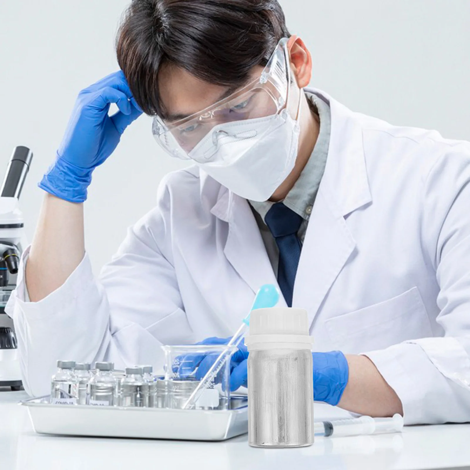 10pcs Aluminum Bottles 50Ml Polished Screw Cap Anti-Theft Leak Proof For Chemical Reagents Essential Oils Laboratory Storage
10pcs Aluminum Bottles 50Ml Polished Screw Cap Anti-Theft Leak Proof For Chemical Reagents Essential Oils Laboratory Storage