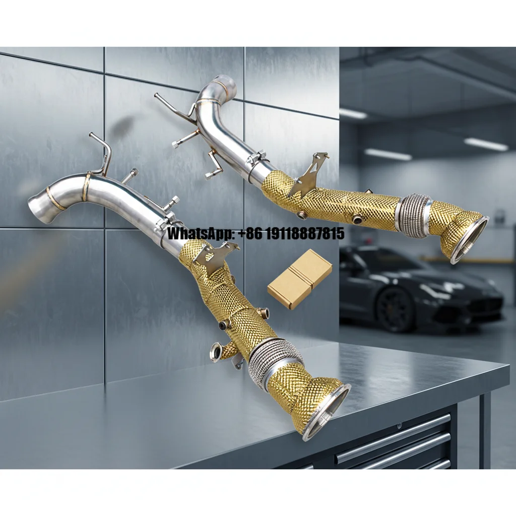 YD Sport Car Exhaust System for Ferrari 296 GTB 3.0T 2021-2024 Heat Shield Exhaust Pipe Free Flow Stainless Steel Axle Back
YD Sport Car Exhaust System for Ferrari 296 GTB 3.0T 2021-2024 Heat Shield Exhaust Pipe Free Flow Stainless Steel Axle Back