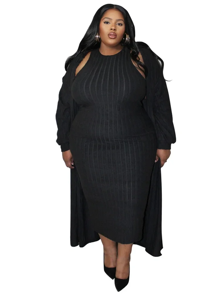 2026 Plus Size Dress Sets 2 Piece Outfits Maxi Dresses Out Wear Coat Cloak Matching Suit Fall
2026 Plus Size Dress Sets 2 Piece Outfits Maxi Dresses Out Wear Coat Cloak Matching Suit Fall