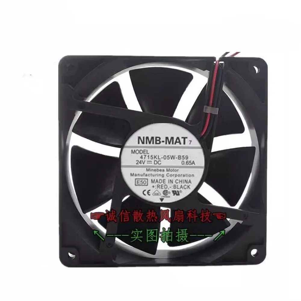 For NMB 4715KL-05W-B59 12038 DC24V 0.65A 12CM 2-Wire Inverter Cooling Fan
For NMB 4715KL-05W-B59 12038 DC24V 0.65A 12CM 2-Wire Inverter Cooling Fan