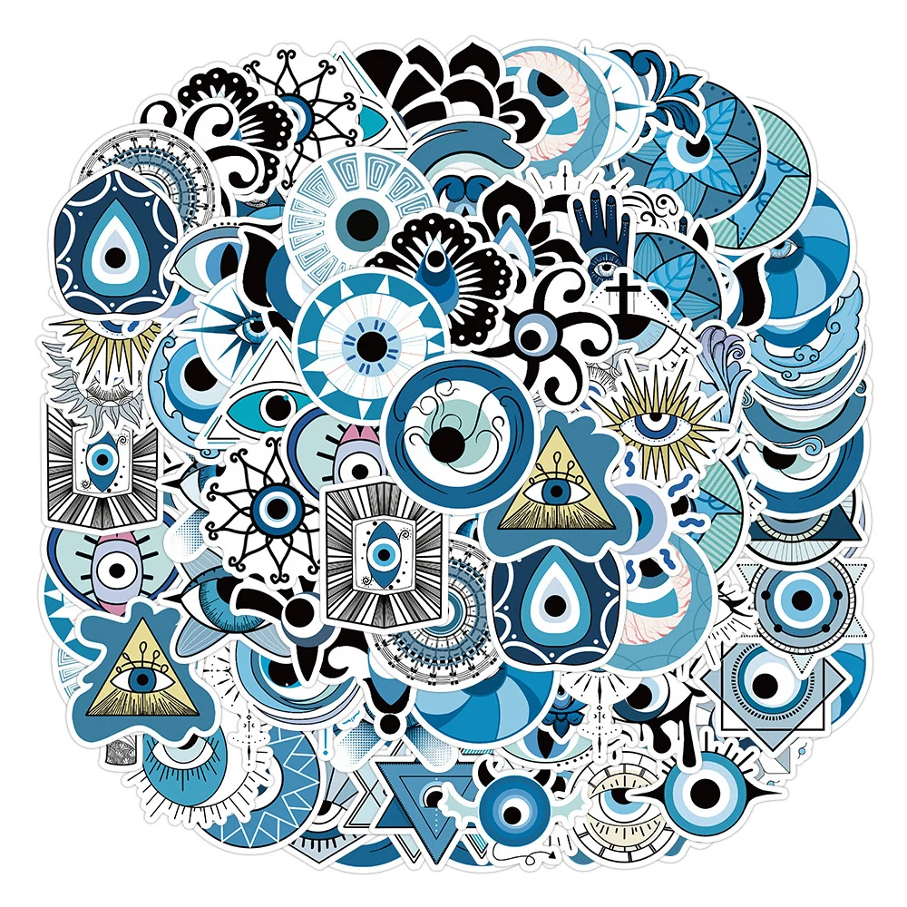 10/30/50PCS Cool Turkish Evil Eye Cartoon Aesthetic Stickers for Laptop Luggage Guitar Kids DIY Cute Decoration Sticker Decals
10/30/50PCS Cool Turkish Evil Eye Cartoon Aesthetic Stickers for Laptop Luggage Guitar Kids DIY Cute Decoration Sticker Decals