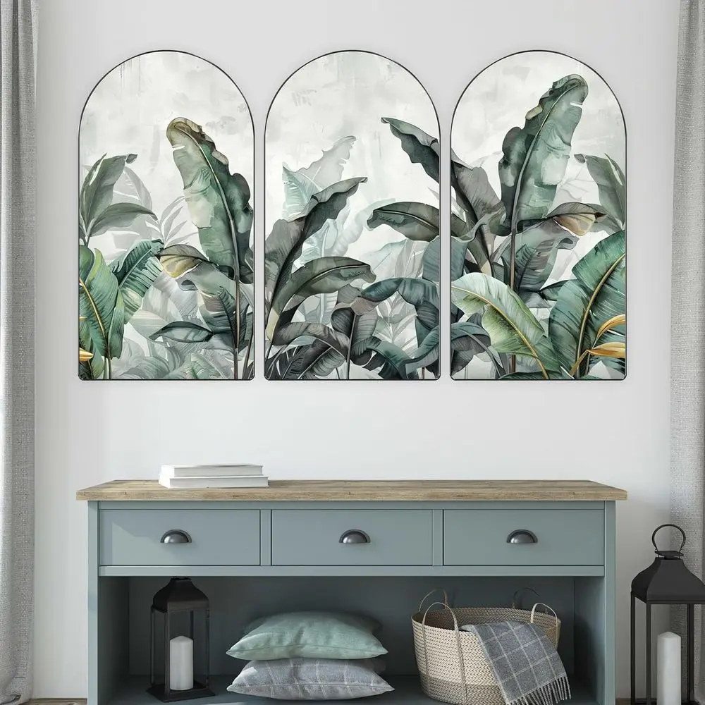 Set of 3 Tropical Banana Leaf Wall Art for Living Room, Bedroom, Hotels - 50 x 30 Stylish Home Decor
Set of 3 Tropical Banana Leaf Wall Art for Living Room, Bedroom, Hotels - 50 x 30 Stylish Home Decor