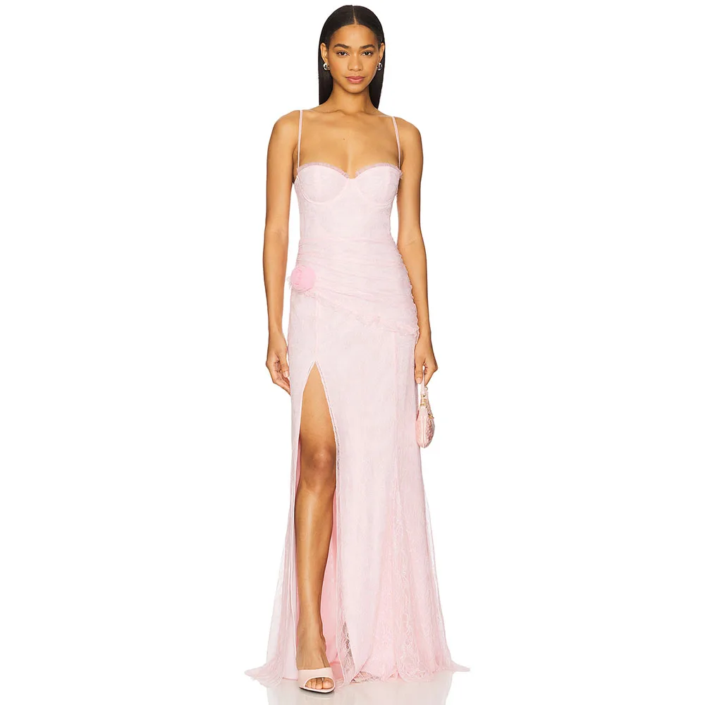 Beauty Pink Women's Evening Gown Sweet heart Mermaid Evening Dress For Wedding Sleevesless Slit Long Formal Party Dress 2025
Beauty Pink Women's Evening Gown Sweet heart Mermaid Evening Dress For Wedding Sleevesless Slit Long Formal Party Dress 2025